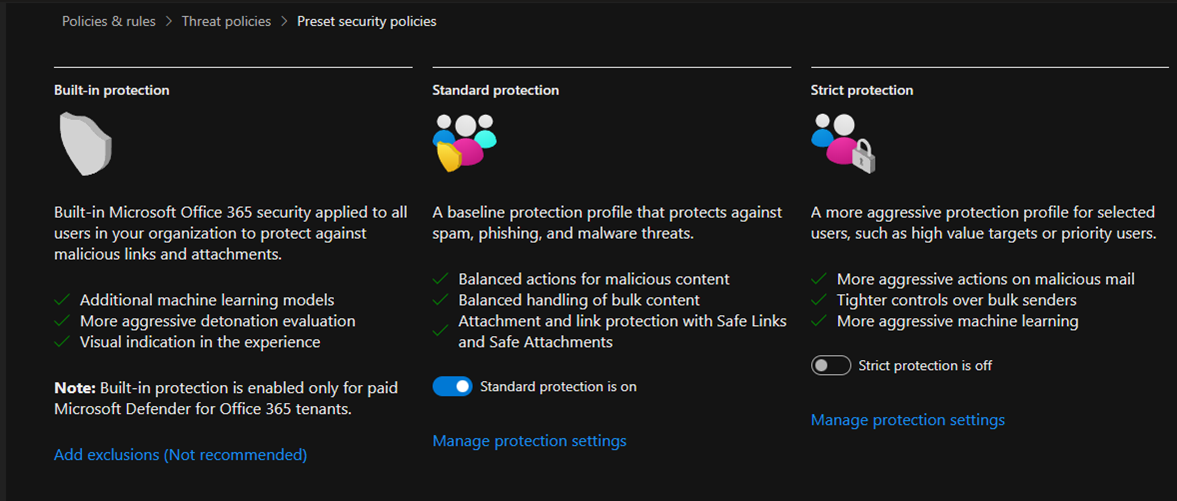 032024 2156 Howtousethe15 - How to use the Microsoft Defender portal to assign Standard preset security policies to users