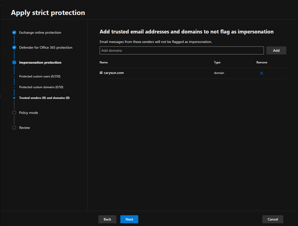 032124 1713 Howtousethe11 - How to use the Microsoft Defender portal to assign Strict preset security policies to users